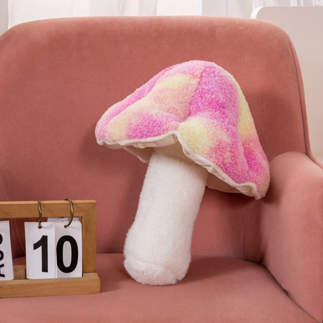 Votuleazi Mushroom Stuffed Doll Plush Pillow
